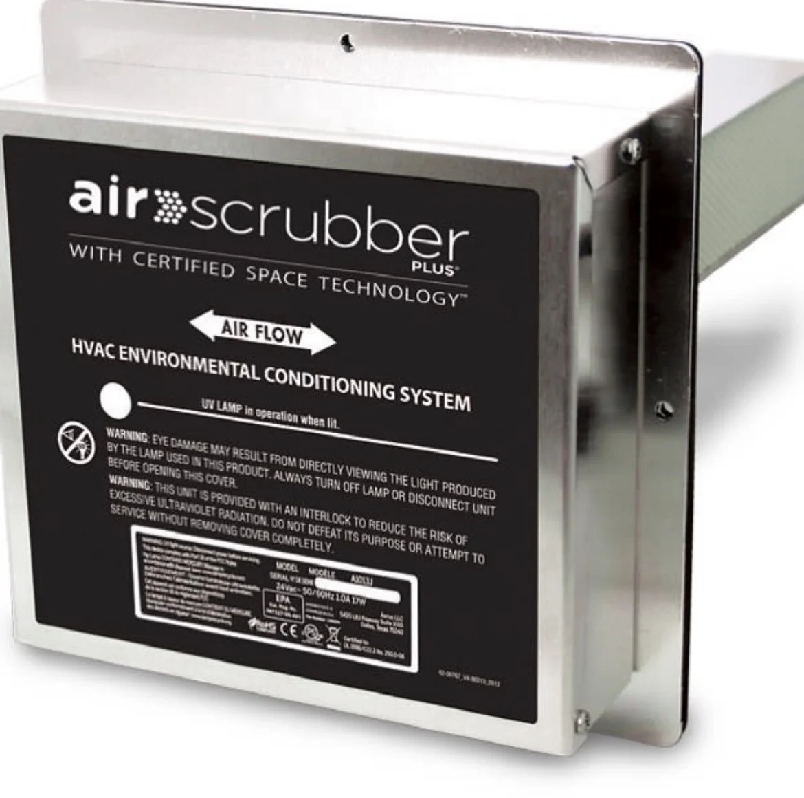 Air Scrubber Plus HVAC environmental conditioning system
